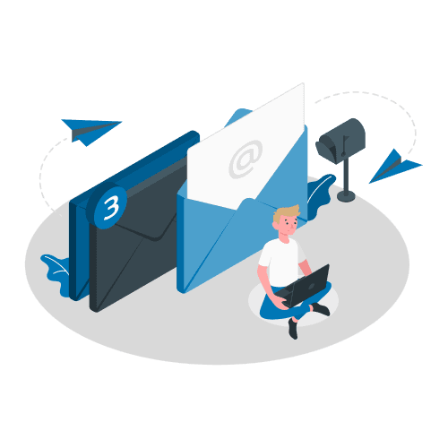 Contact me illustration